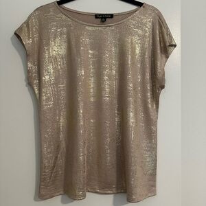 Gold Women's Top